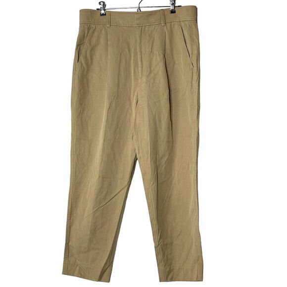 Everlane The Draper Tapered Pant in Buttersmooth Ash Brown Women's 14 NWOT - Picture 2 of 9